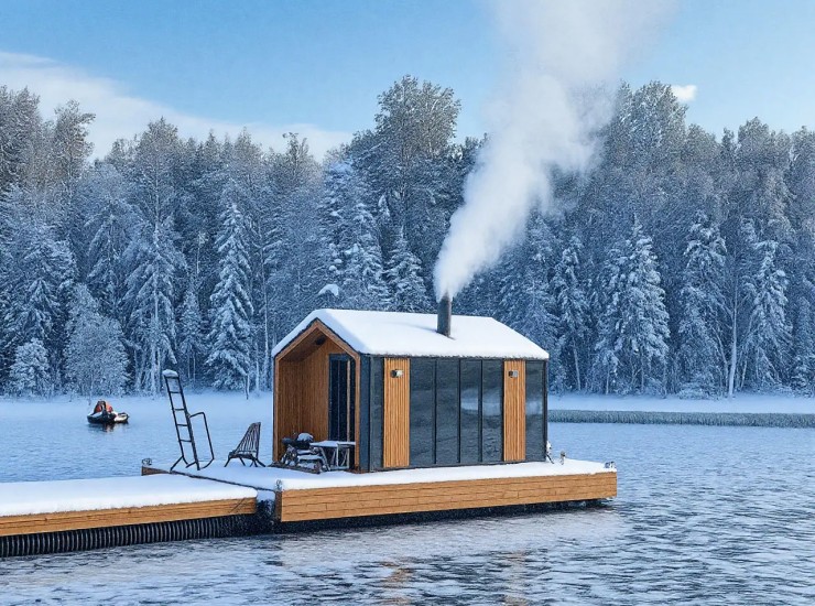 Аренда плавучих бань